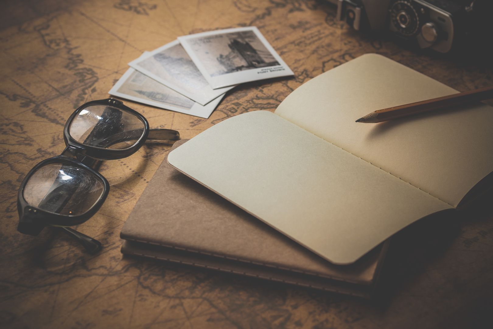 Traveler reviewing budget notes in cafe